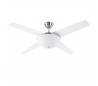 Ventilateur de plafond AUKENA 2 x E27 MAX.60W nickel satiné Leds C4