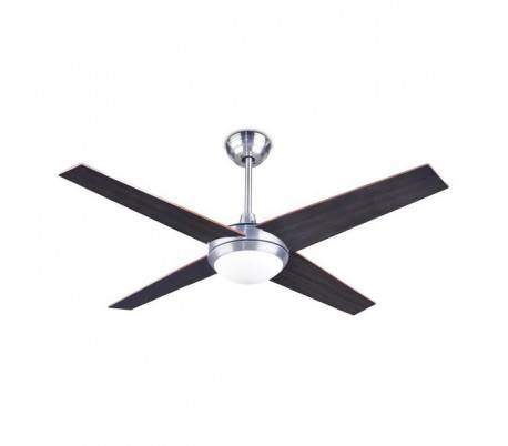 Ventilateur de plafond HAWAI 1 x R7S MAX 100W nickel satiné Leds C4