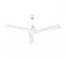 Ventilateur de plafond chromeGAN blancs brillante Leds C4