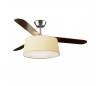 Ventilateur de plafond BELchromeNT 3 x E27 MAX.60W nickel satiné Leds C4