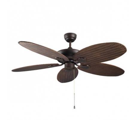 Ventilateur de plafond PHUKET marron cuivré Leds C4