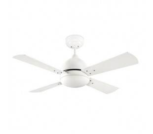 Ventilateur de plafond BORNEO 2 x E27 MAX.60W blancs mat Leds C4