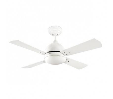 Ventilateur de plafond BORNEO 2 x E27 MAX.60W blancs mat Leds C4