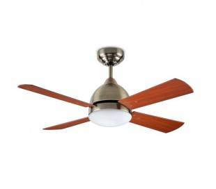 Ventilateur de plafond BORNEO 2 x E27 MAX.60W patiné Leds C4