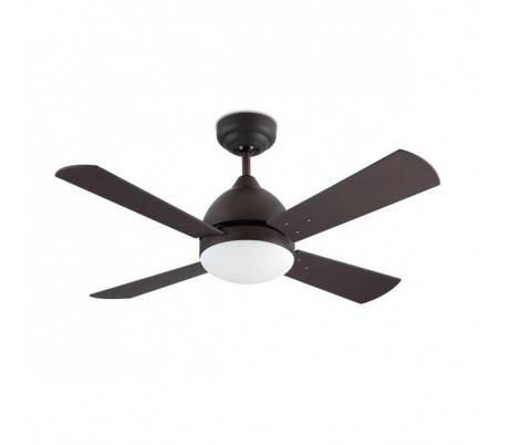 Ventilateur de plafond BORNEO 2 x E27 MAX.60W marron cuivré Leds C4