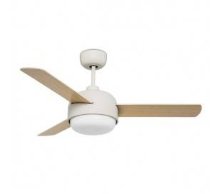 Ventilateur de plafond KLAR 2 x E27 MAX.40W blancs cassé Leds C4