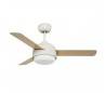 Ventilateur de plafond KLAR 2 x E27 MAX.40W blancs cassé Leds C4
