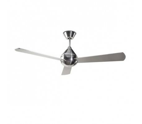 Ventilateur de plafond TUPAI DC M nickel satiné Leds C4