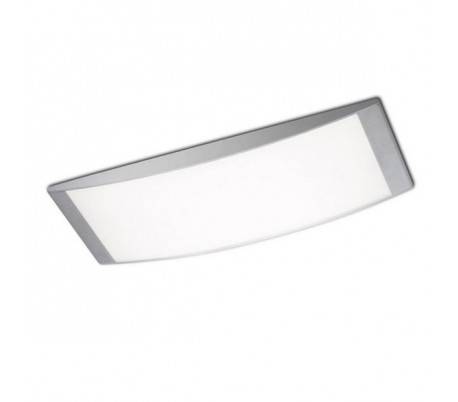 Plafonniers ALPEN 2 x 2G11 40W gris texture Leds C4