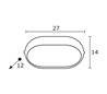 Appliques extérieures ABIS IP55 75W E27 Blanc