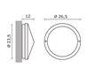 Appliques extérieures ASTRA IP55 75W E27 Blanc