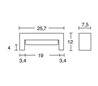 Appliques extérieures BIEL IP66 LED 8,7W 780lm 3K rouille