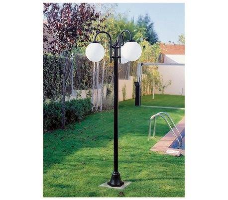 Lampadaire extérieur BOOM IP43 3xE27 3L. Noir