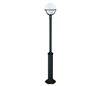 Lampadaire extérieur 1L. CLIC-CLAC Abat-jours IP44 E27 Noir