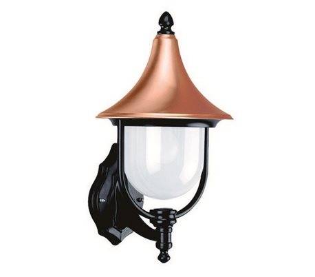 Appliques extérieures COB IP43 E27 Noir/cuivre