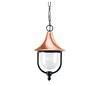 Suspension extérieure COB IP43 E27 Noir/cuivre