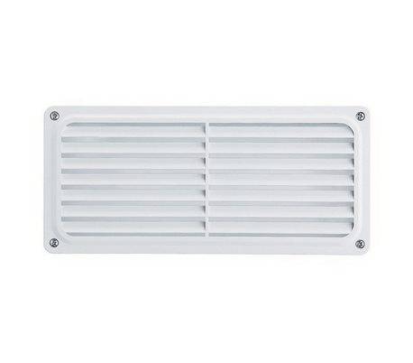 Lampe encastrable extérieur au mur COC IP65 60W E27 gril Blanc