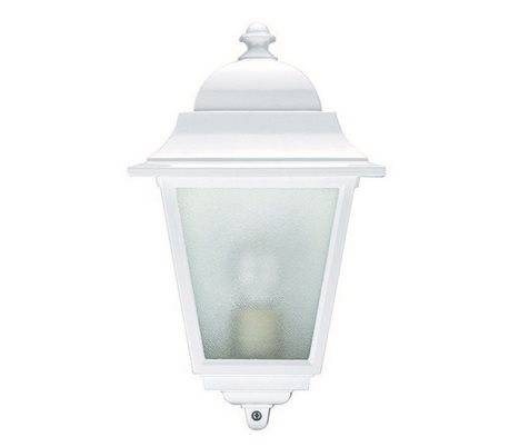 Lanterne d'extérieur Demie ELITE 4 IP43 E27 opaque Blanc