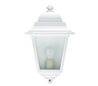 Lanterne d'extérieur Demie ELITE 4 IP43 E27 opaque Blanc