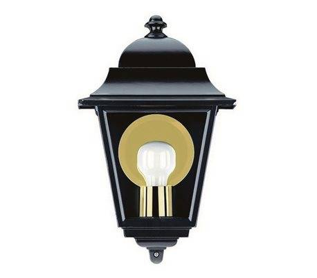 Lanterne d'extérieur Demie ELITE 4 IP43 E27 Transparent Noir