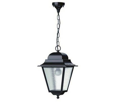 Lanterne d'extérieur suspension ELITE 4 IP43 E27 Transparent Blanc