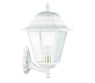 Lanterne d'extérieur bras down ELITE 4 IP43 E27 opaque Blanc