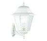 Lanterne d'extérieur bras down ELITE 4 IP43 E27 Transparent Blanc
