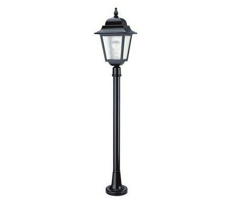 Lampadaire extérieur 1L. ELITE 4 IP43 E27 Transparent Blanc