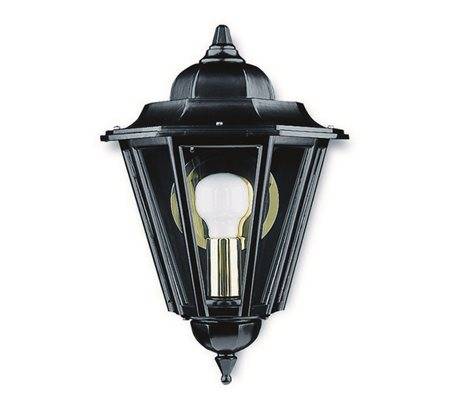 Lanterne d'extérieur Demie ELITE 6 IP43 E27 Transparent Noir