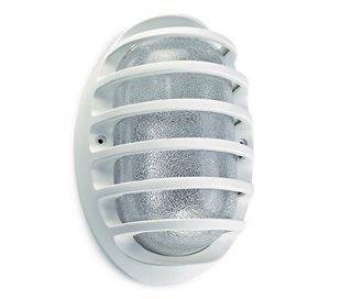 Appliques extérieures EXIT IP44 60W E27 Blanc