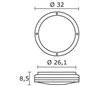 Appliques extérieures FLASH IP65 2x26W G24 q3 anthracite