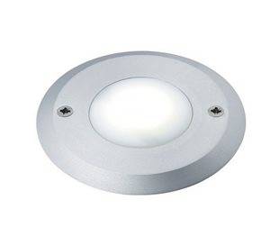 Lampe encastrable extérieur FRANK LED IP66 Led 0,25W Aluminium anodisé Blanc