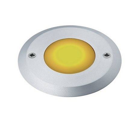 Lampe encastrable extérieur FRANK LED IP66 Led 0,25W Aluminium anodisé jaune