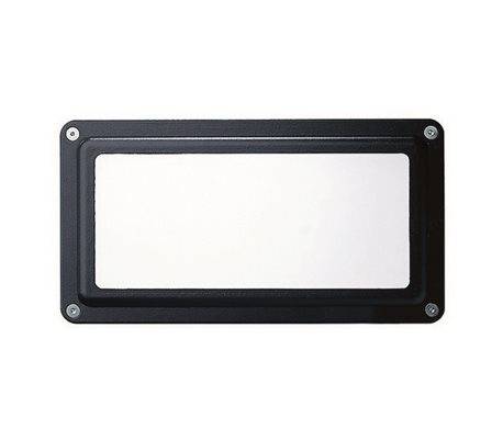Lampe encastrable extérieur au mur GAMMA IP54 60W E27 Noir