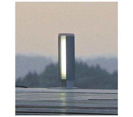 Balise de jardin MESINA IP55 24W 2G11 Pierre de lave
