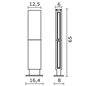Balise de jardin MESINA IP55 2x14W G5 Pierre de lave