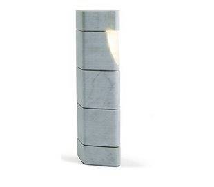 Balise de jardin VELIA GU10 50W Marbre de Carrare