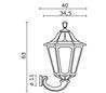 Appliques extérieures INDURA BIG 6 IP65 GX53 Noir