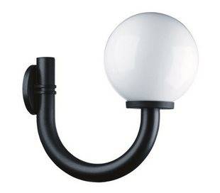 Appliques extérieures INDURA Abat-jours IP55 E27 Noir