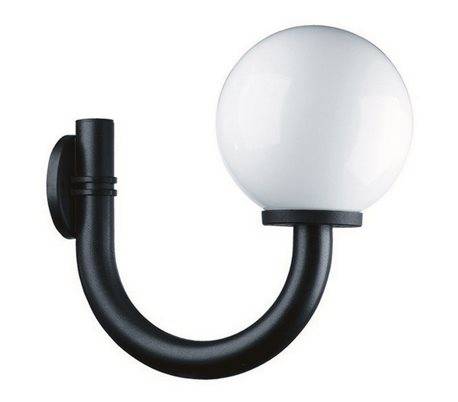 Appliques extérieures INDURA Abat-jours IP55 E27 Noir