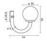 Appliques extérieures INDURA Abat-jours IP55 E27 Noir