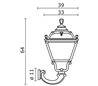 Lanterne d'extérieur INDURA MEDIUM 4 IP55 E27 Noir