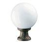 Balise de jardin INDURA Abat-jours IP55 E27 Noir