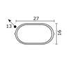 Appliques extérieures IVER IP55 75W E27 Noir