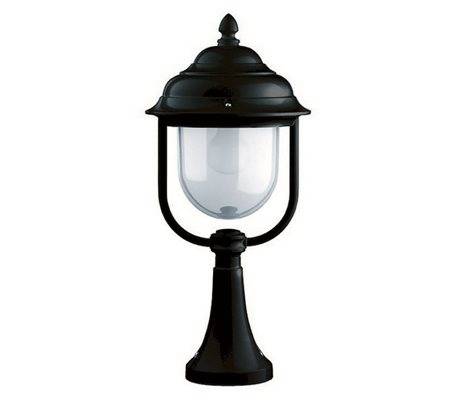 Balise de jardin KEO IP43 E27 Noir