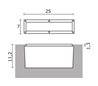 Lampe encastrable extérieur au mur MARGIN CAR IP67 13W G24 d1 Noir
