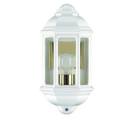 Lanterne d'extérieur Demie MEDI IP43 E27 Blanc