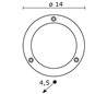 Appliques extérieures MONT IP65 GX53 lisse Laiton vieilli
