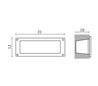 Lampe encastrable extérieur PILOT IP54 60W E27 Inox