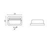 Appliques extérieures PRIMA IP44 60W E27 Noir